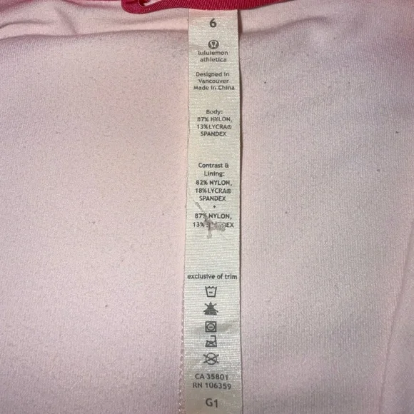 Lululemon RARE Yohari Cinched Waist Jacket Light pink Size 6 - Picture 8 of 11